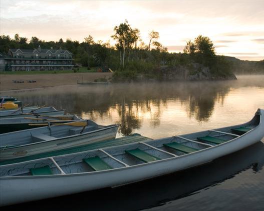 pourvoirie du lac blanc hotel canot quebec voyage