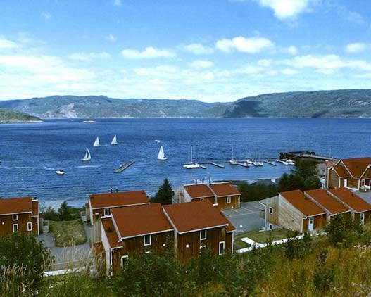 Les Gites du Fjord marina exterieur Quebec vacance