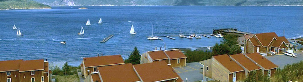 Les Gites du Fjord marina exterieur Quebec vacance