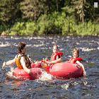 Inner Tube Experience in the Jacques Cartier National Park