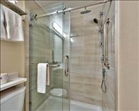 Bathroom Walk in shower Sun Peaks Lodge